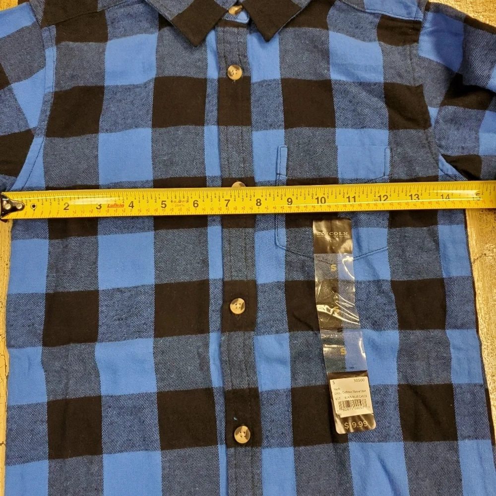 💁‍♂️👕 NWT Lincoln Oufitters S Flannel shirt